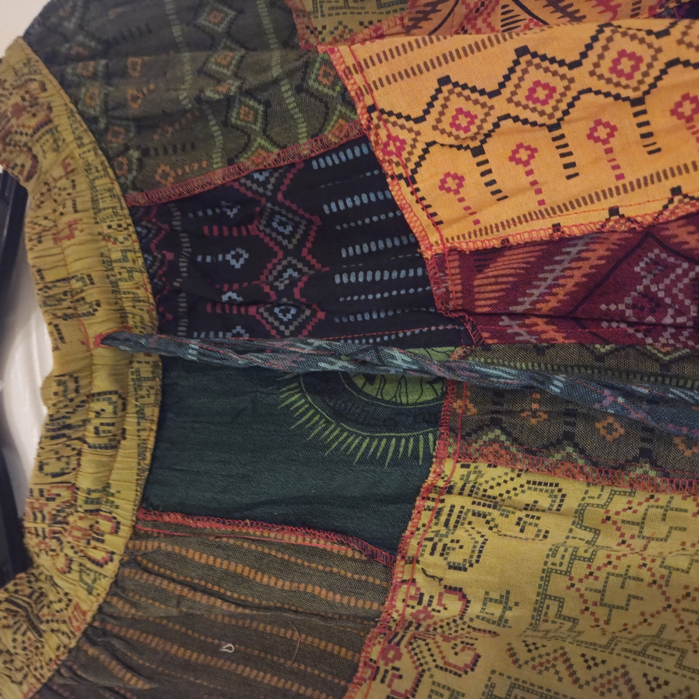 Colorful Patchwork Skirt